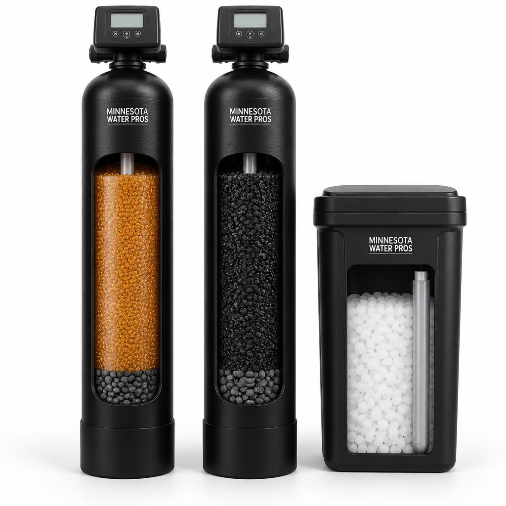 Dual-Tank Whole-Home Filtration water treatment equipment